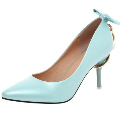 Oasap Pointed Toe Stiletto Heels Slip-on Pumps