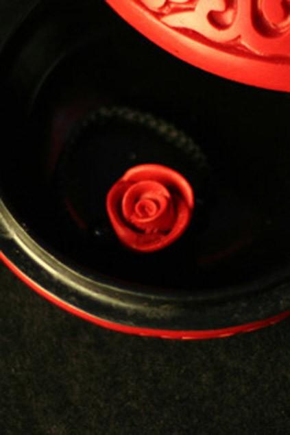 Oasap Subtle Rose Embellished Ring