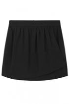 Oasap Elegant Black Flouncing Bud Skirt