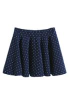 Oasap Lovely High Waistline Dots Detail Skirt
