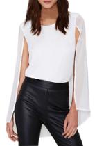 Oasap Women's Casual Round Neck Sleeveless Cloak Blouse