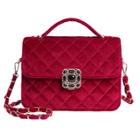 Oasap Classic Suede Party Chain Strap Shoulder Bag