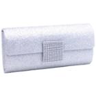 Oasap Crystal Evening Envelope Clutch Bag