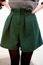 Oasap High Waistline Wool-blend Shorts