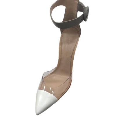 Oasap Pointed Toe Ankle Strap High Heels Sandals