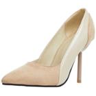 Oasap Pointed Toe Cut Out Stiletto Pumps