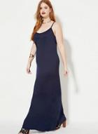 Oasap Spaghetti Strap Plus Size Party Maxi Dress