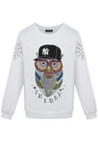 Oasap Friday Time Raglan Sweatshirt