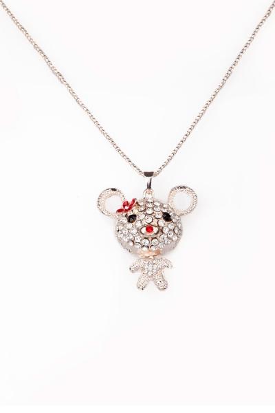 Oasap Lovely Mouse Necklace