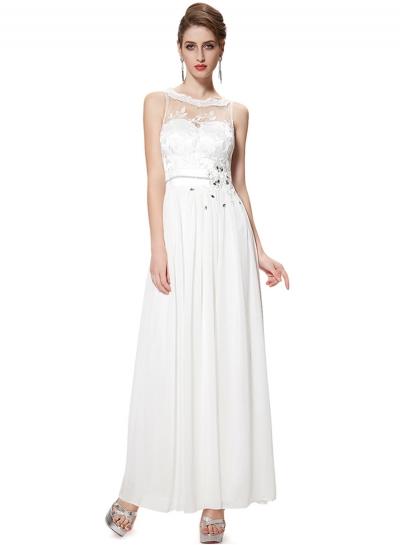 Oasap Women's Sleeveless Floral Evening Prom Bridesmaid Ball Gown Dress