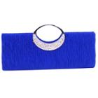 Oasap Women's Elegant Rhinestone Satin Pleated Evening Party Clutch Bag
