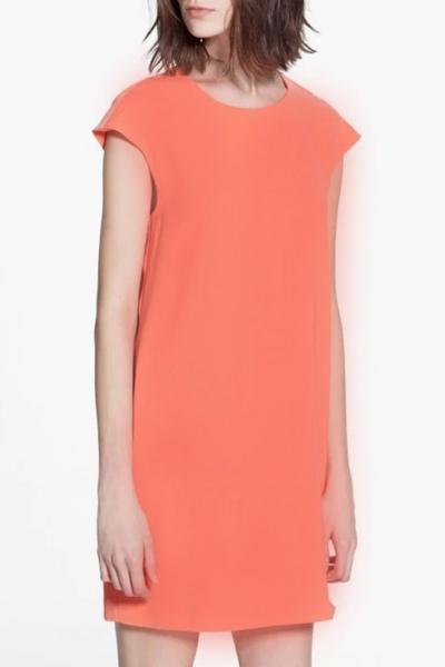 Oasap Impressive Solid Mini Shift Dress