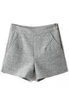 Oasap Sexy Hot Solid Woolen Shorts