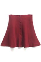 Oasap Knit High-waisted Skirt