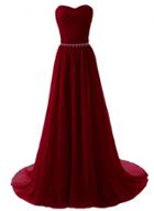 Oasap Ruched Strapless Sleeveless Prom Evening Dress