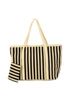 Oasap Simple Bucket Shaped Shoulder Bag With Stripes