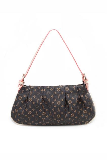 Oasap Korean Flower Print Zipped Shoulder Bag