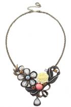 Oasap Archaic Vintage-inspired Rosette Necklace