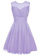 Oasap Sleeveless Ruched High Waist A-line Cocktail Dress