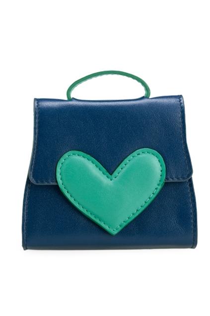 Oasap Heart Pattern Contrast Color Purse