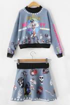 Oasap Lovely Cartoon Sporty Suits