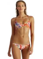 Oasap Hot Floral Print Halter Neck Bikini Swimwear