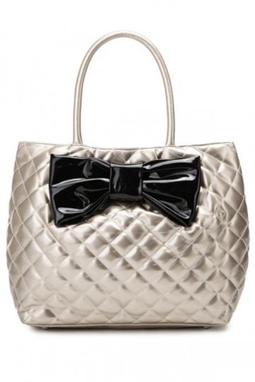 Oasap My Fair Lady Bowknot Shoulder Bag