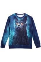 Oasap The Wise Cat Sweatshirt