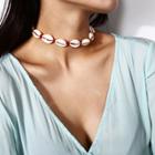 Oasap Fashion Casual Hawaii Style Shell Shape Short Collarbone Chain Necklace