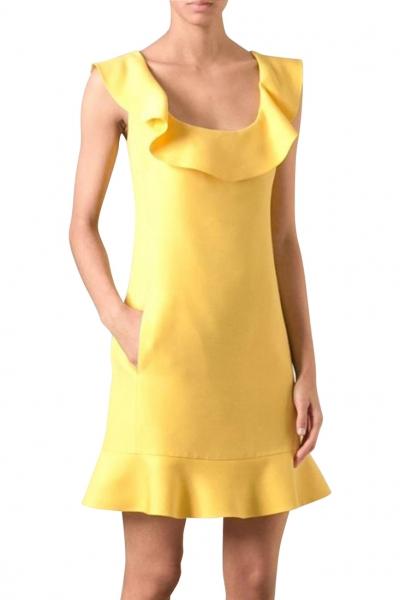 Oasap Sweet Ruffles Mini Dress