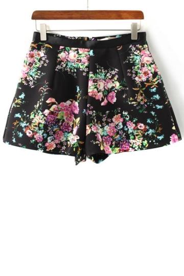 Oasap Street-chic Floral Shorts