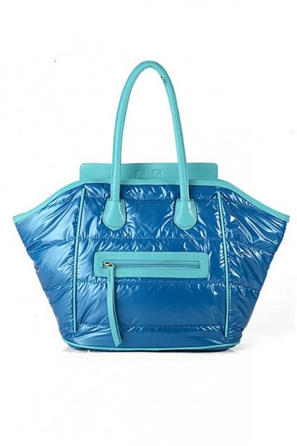 Oasap Face Design Quilted Tote