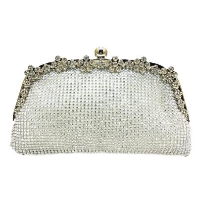 Oasap Stylish Crystal Detachable Chain Evening Clutches