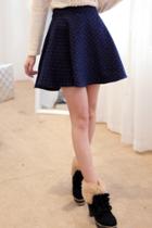 Oasap Dotted A-line Skirt