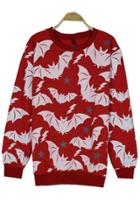 Oasap Street-chic Bat Sweatshirt