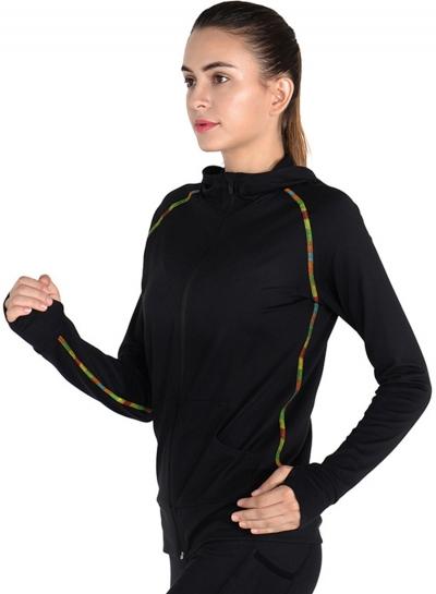 Oasap Fashion Long Sleeves Hooded Sports Jackets