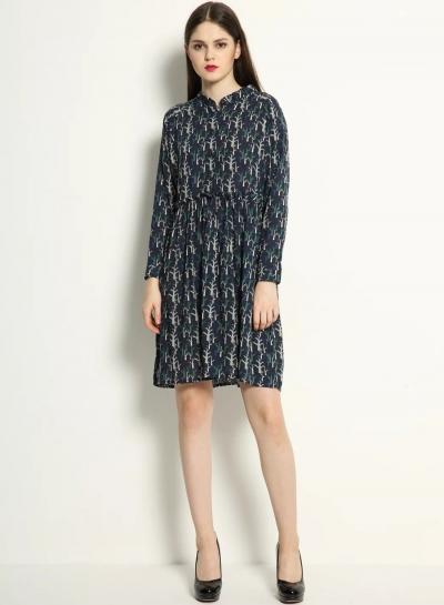 Oasap Vintage Cute Loose Printing Dress