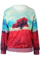 Oasap Tree In The Wind Sweatshirt