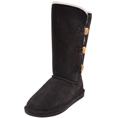 Oasap Women's Fashion Winter Mid-calf Wool Snow Boots