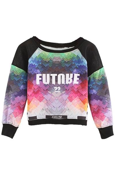 Oasap Future Dip Dye Sweatshirt