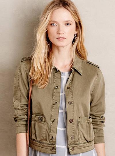 Oasap Women's Fashion Button Front Short Coat