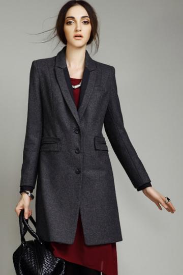 Oasap Wool-blend Chesterfield Coat