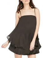 Oasap Women's Chic Spaghetti Strap Ruffled Party Dress