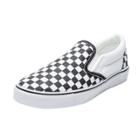 Oasap And Women's Round Toe Flat Heels Plaid Canvas Shoes