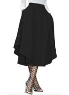 Oasap Casual Irregular A-line Midi Pleated Skirt