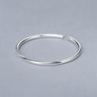 Oasap Simple Opening 925 Silver Bracelet