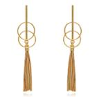 Oasap Elegant Long Tassels Decoration Earrings