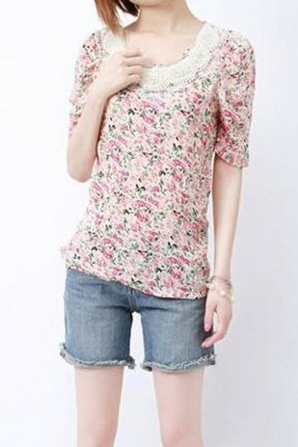 Oasap Classic Blue Jean Shorts With Foldable Hemline