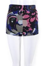 Oasap Abstract Pattern Shorts