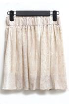 Oasap Snake Pattern Chiffon Skirt